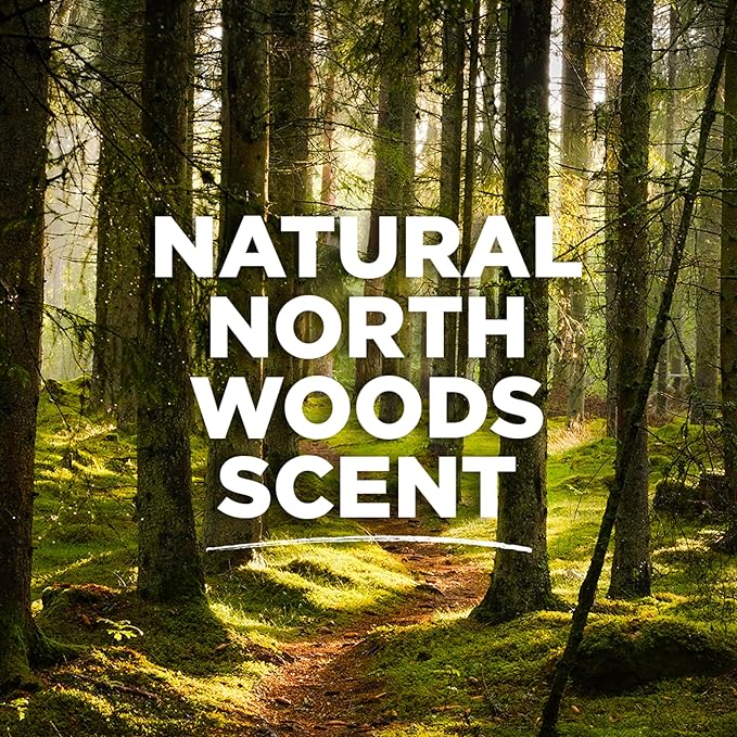 Tom's of Maine Long-Lasting Aluminum-Free Natural Deodorant for Men, North Woods, 2.8 oz. 3-Pack (Packaging May Vary)