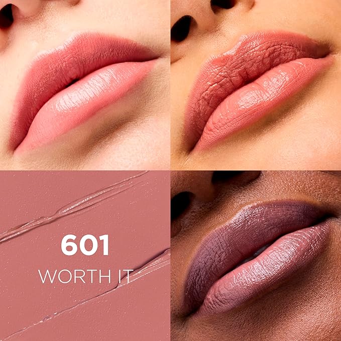 L'Oreal Paris Colour Riche Satin Lipstick for Moisturized Lips,Lip Makeup with Argan Oil and Vitamin E,Worth It,0.13 Oz