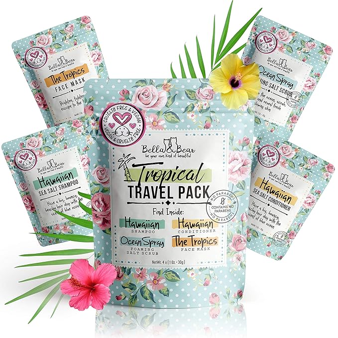 Bella & Bear Tropical Travel Pack,