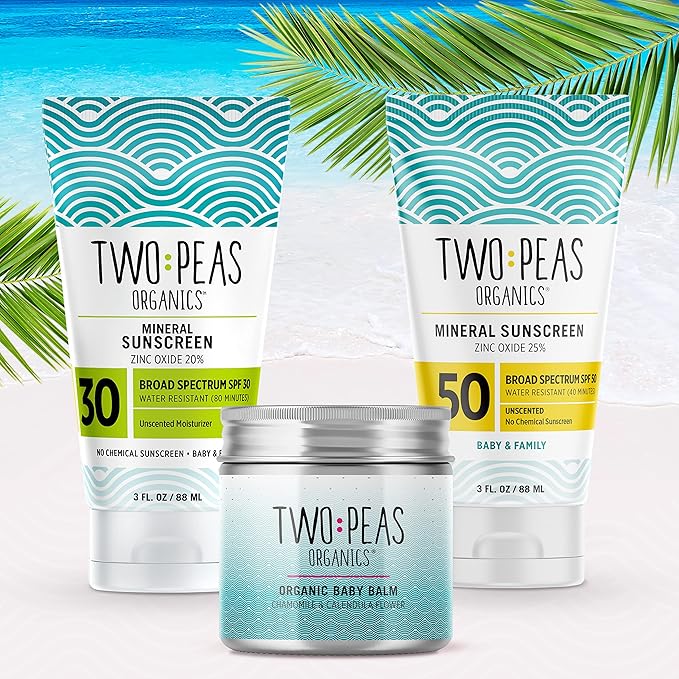 All Natural Organic SPF 50 Sunscreen Lotion - Coral Reef Safe - Baby, Kid & Family Friendly - Chemical Free Mineral Based Formula - Waterproof & Unscented (2)