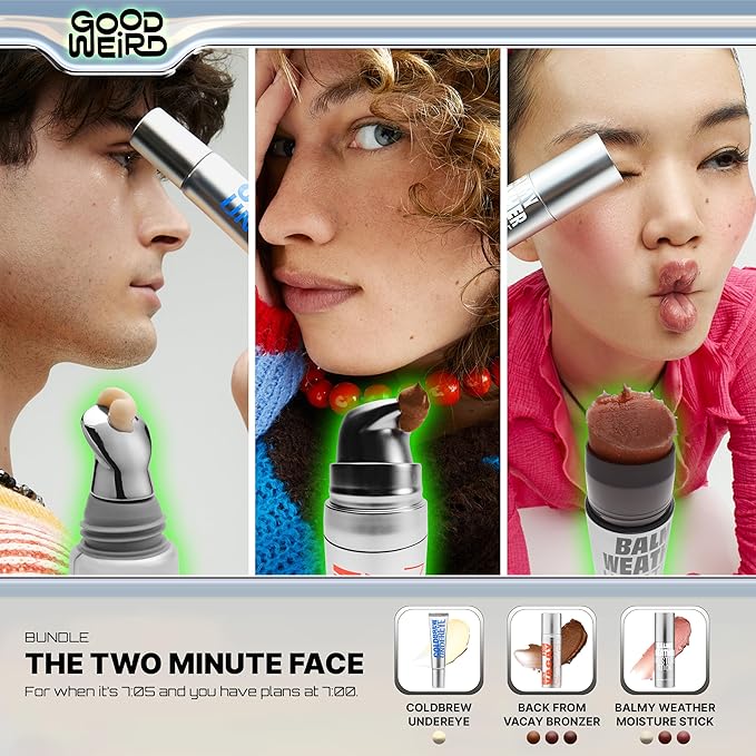 GOOD WEIRD Highlighter: Balmy Weather Blush Stick - (Dusty Rose) 15 oz