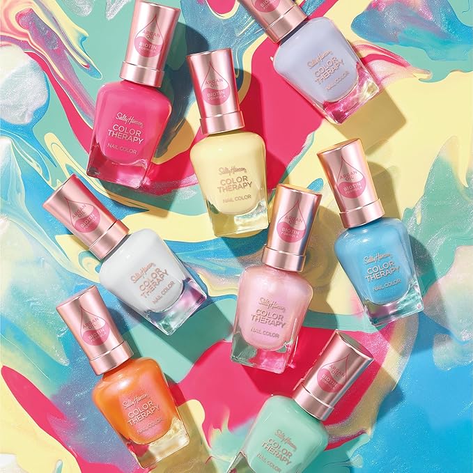 Sally Hansen Color Therapy™, Serenity Stone, Argan Oil, Long Lasting, Healthy Nails, Nude Nail Polish