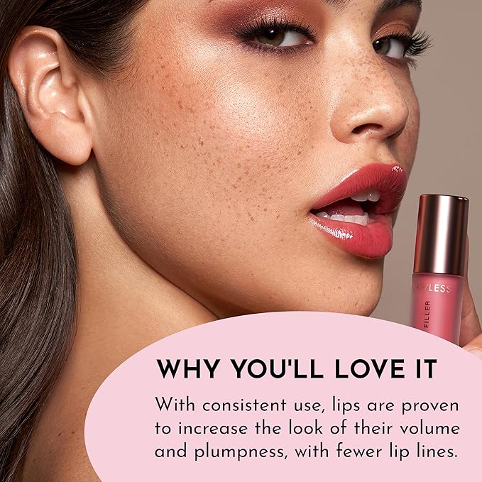 Forget the Filler Lip Plumping Line Smoothing Gloss - Sex Pot - Premium Volumizing Lip Gloss with Natural Ingredients Designed to Plump, Firm, and Hydrate Lips 0.11 oz