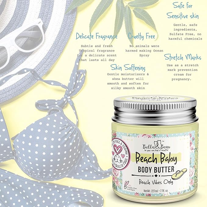 Bella and Bear Beach Baby Body Moisturizing