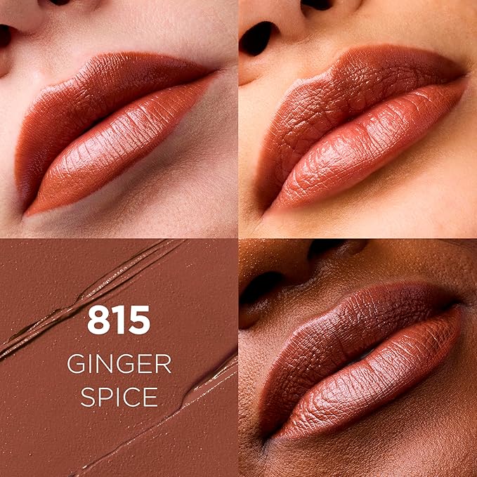 L’Oréal Paris Colour Riche Original Creamy, Hydrating Satin Lipstick with Argan Oil and Vitamin E, Ginger Spice , 1 Count