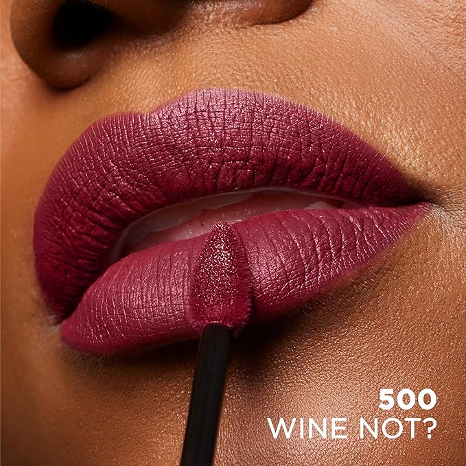 L'Oreal Paris Infallible Matte Resistance Liquid Lipstick, up to 16 Hour Wear, Wine Not 500, 0.16 Fl Oz