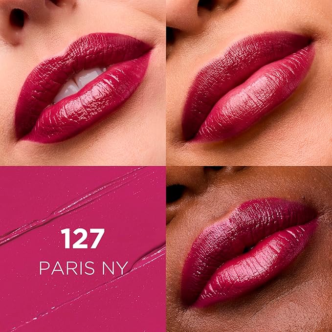 L'Oreal Paris Colour Riche Original Creamy, Hydrating Satin Lipstick with Argan Oil and Vitamin E, Paris.NY , 1 Count