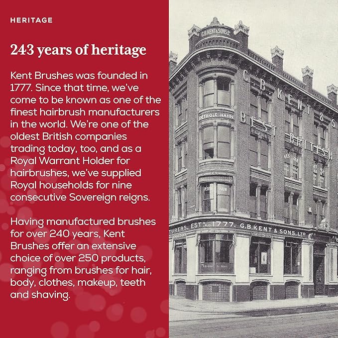 Kent 12T Wide Tooth Detangling Comb - 5.5" Handmade Pocket Comb for Thick, Curly, and Wavy Hair, Large Tooth Grooming for Hair, Beard, and Mustache - Saw-Cut and Hand Polished